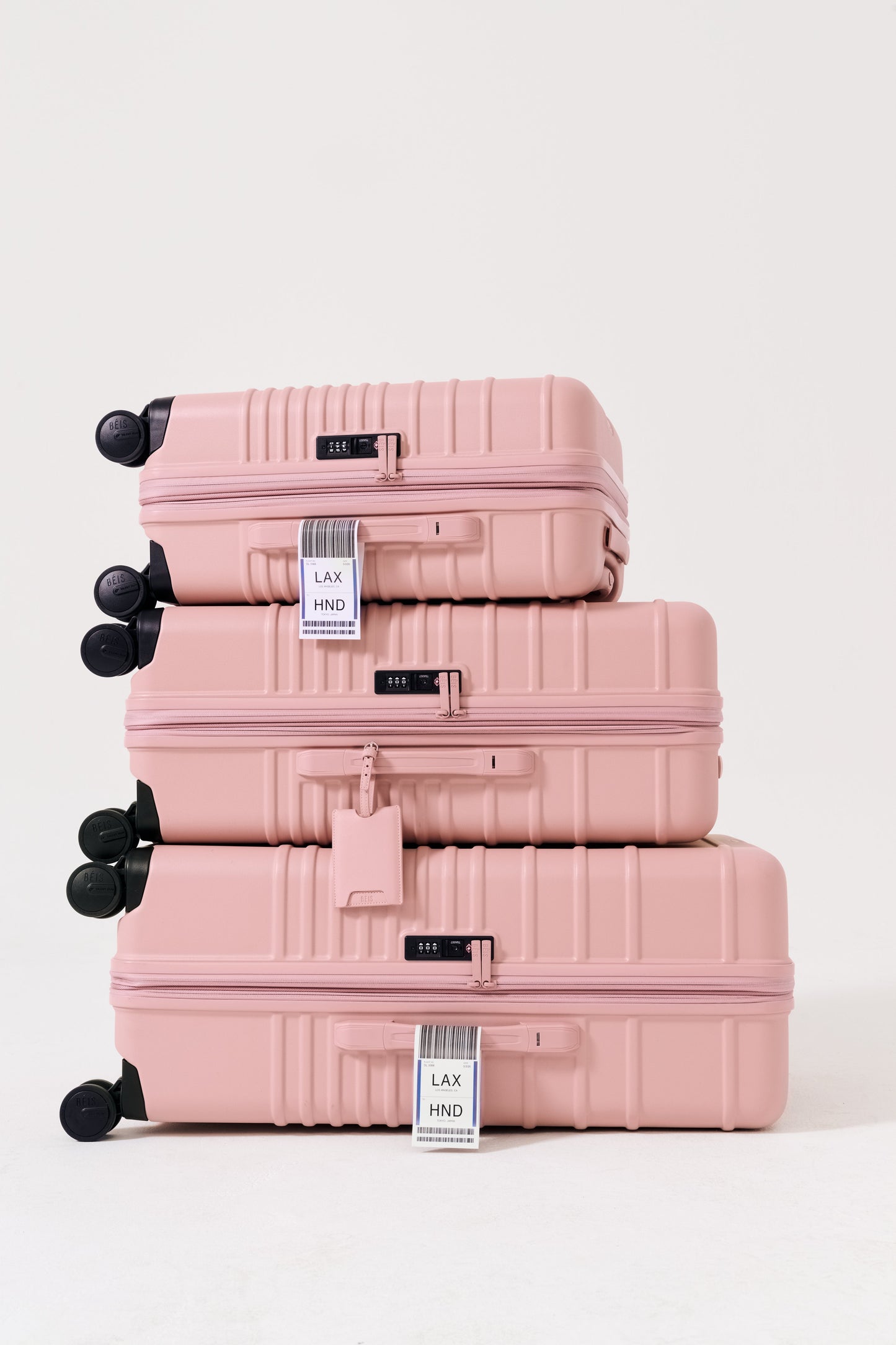The Medium Check-In Roller in Atlas Pink