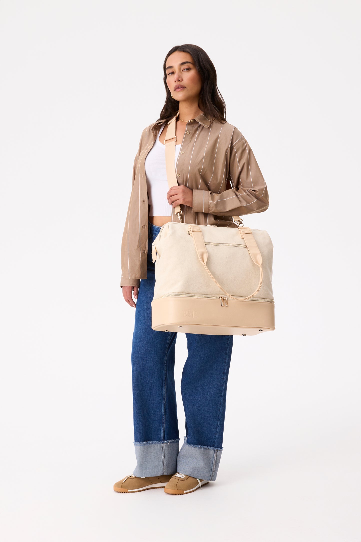 The Mini Weekender in Beige