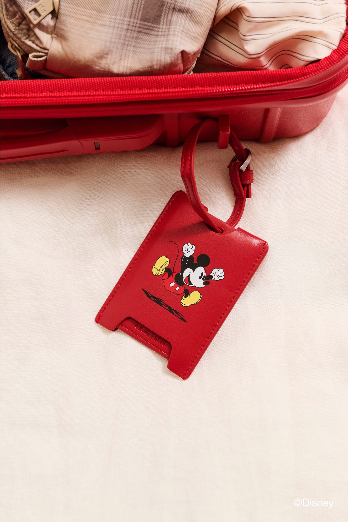 The Disney Luggage Tag in Mickey Mouse Red
