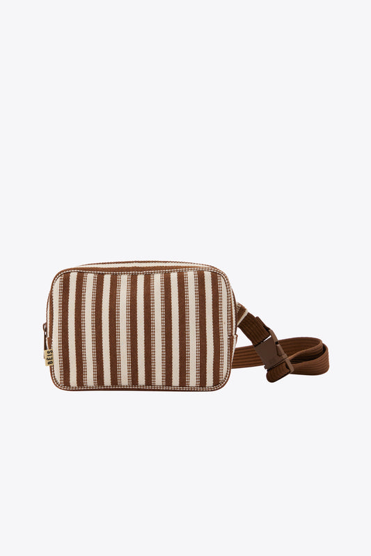 The Belt Bag in Maple Stripe