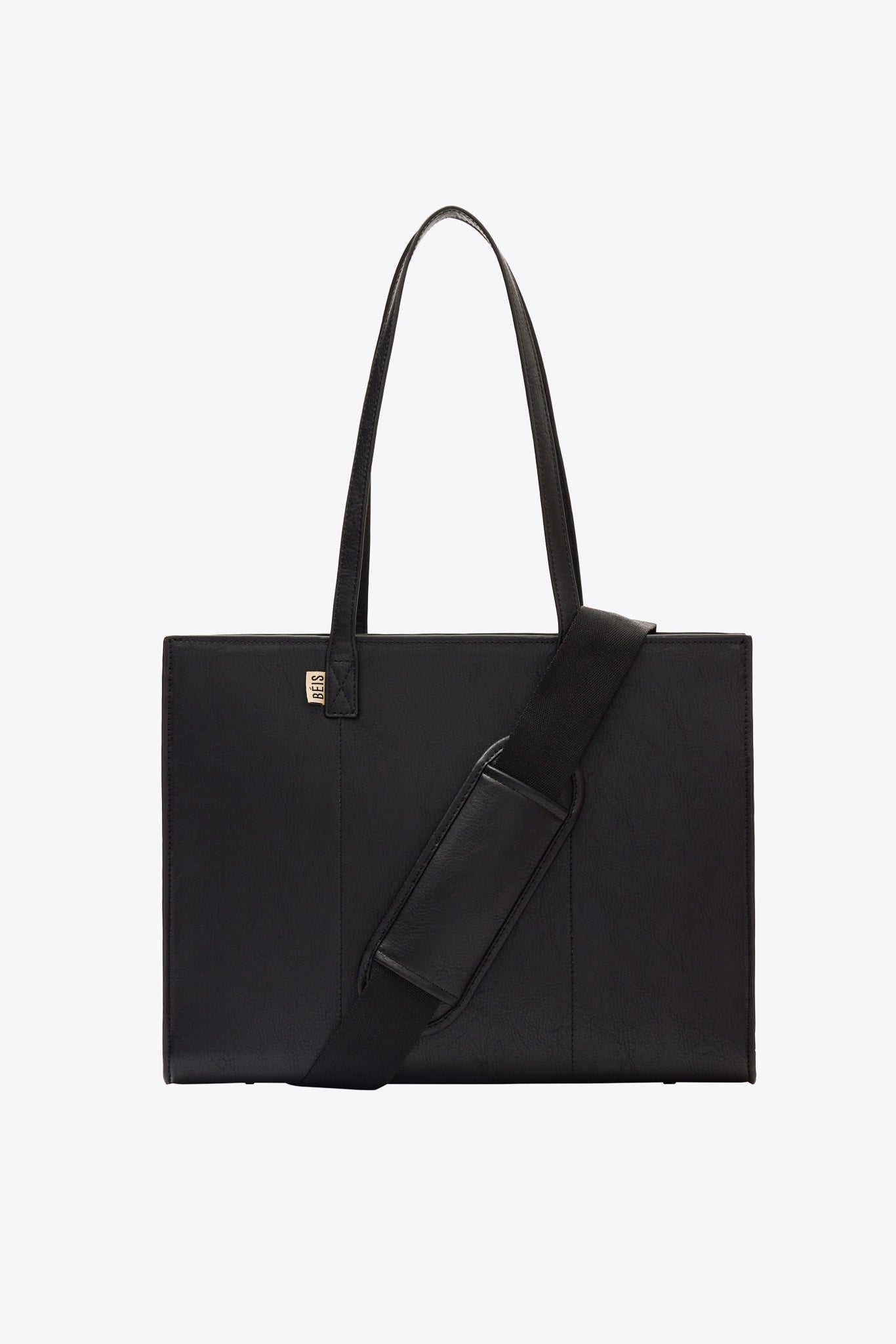 BÉIS 'The Work Tote' in Black - Work Bag For Women & Laptop Tote