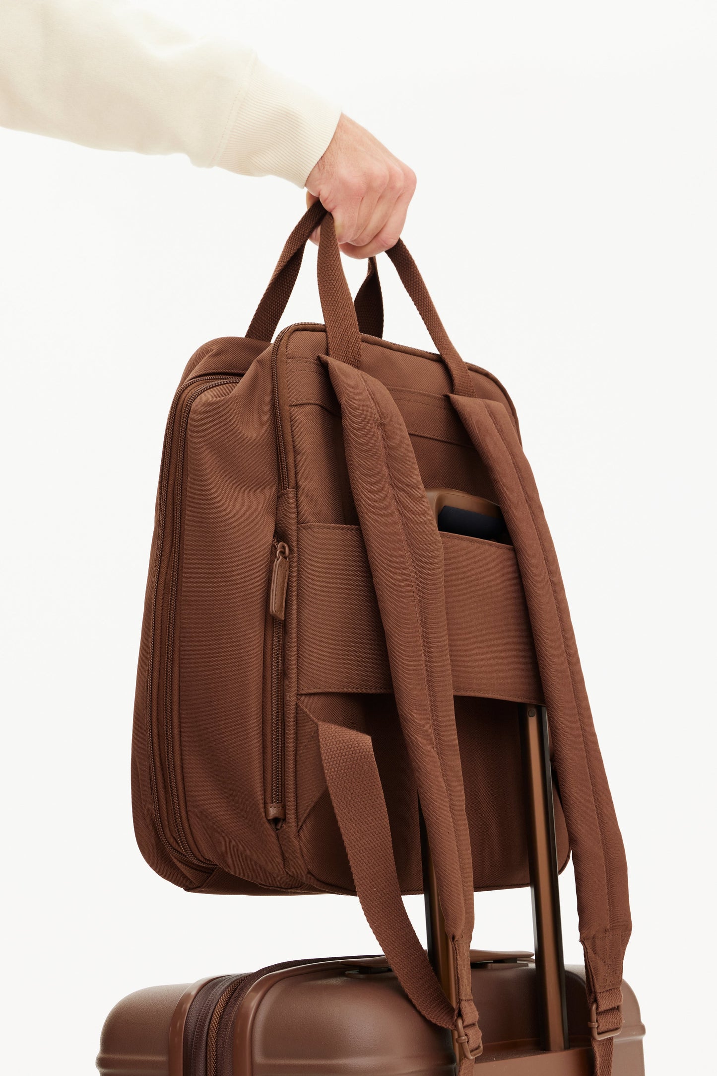The Expandable Backpack in Maple
