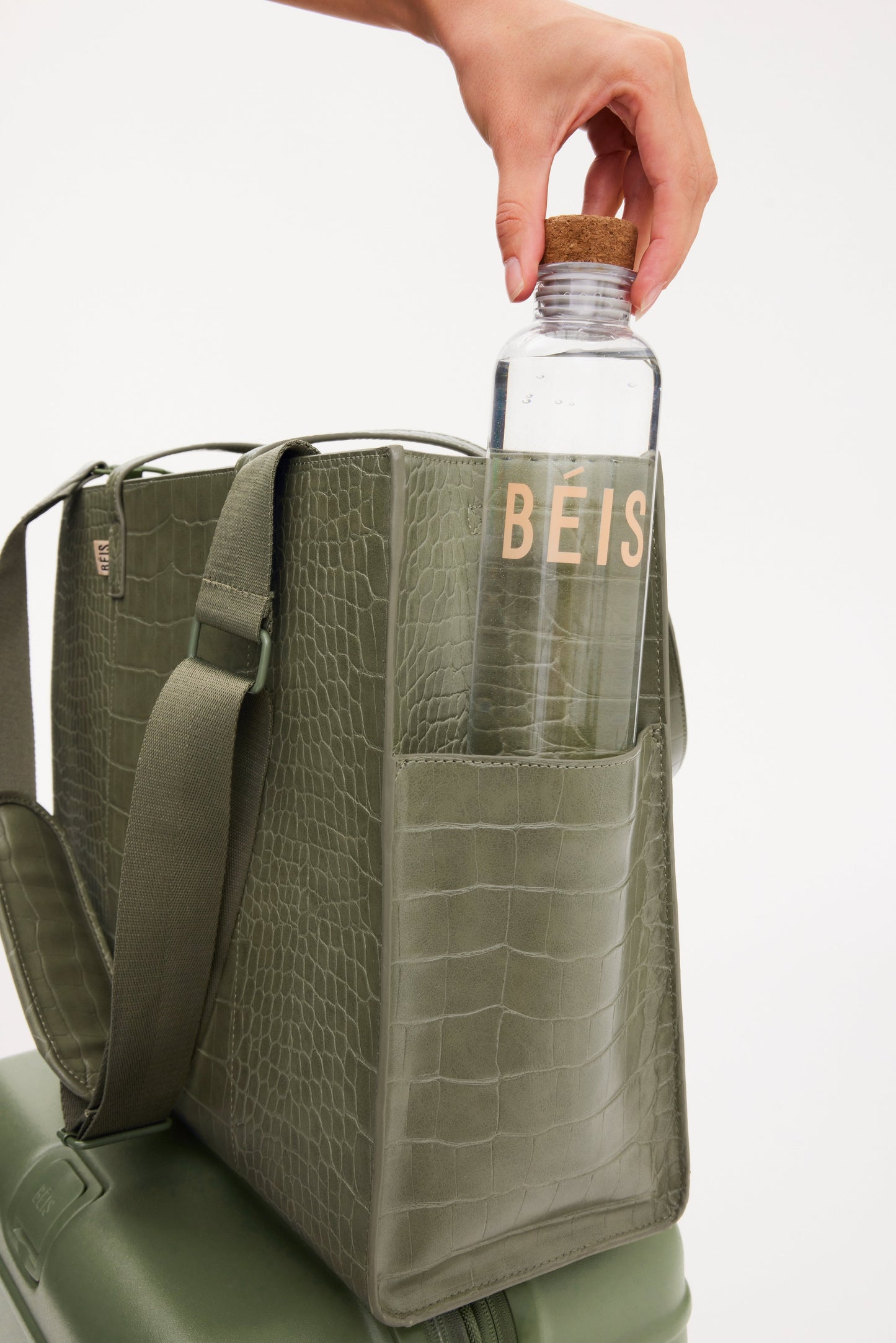 The Large Work Tote in Olive