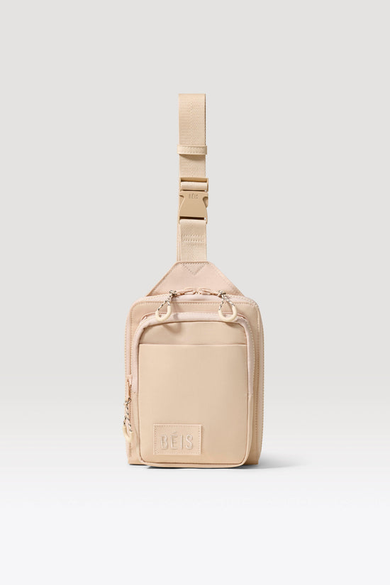 Le harnais sport en beige