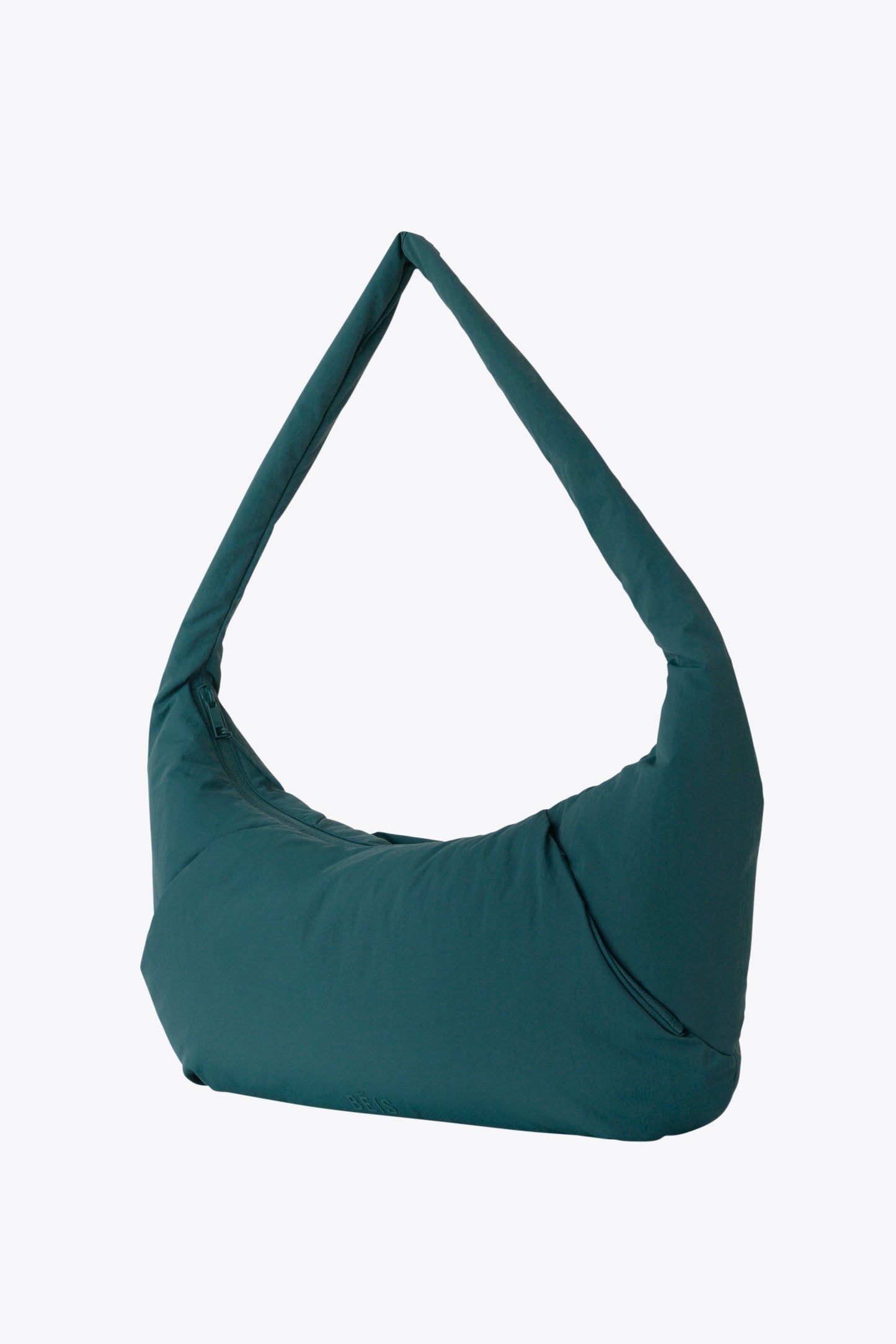 The Oversized Crescent Catchall in Deep Teal
