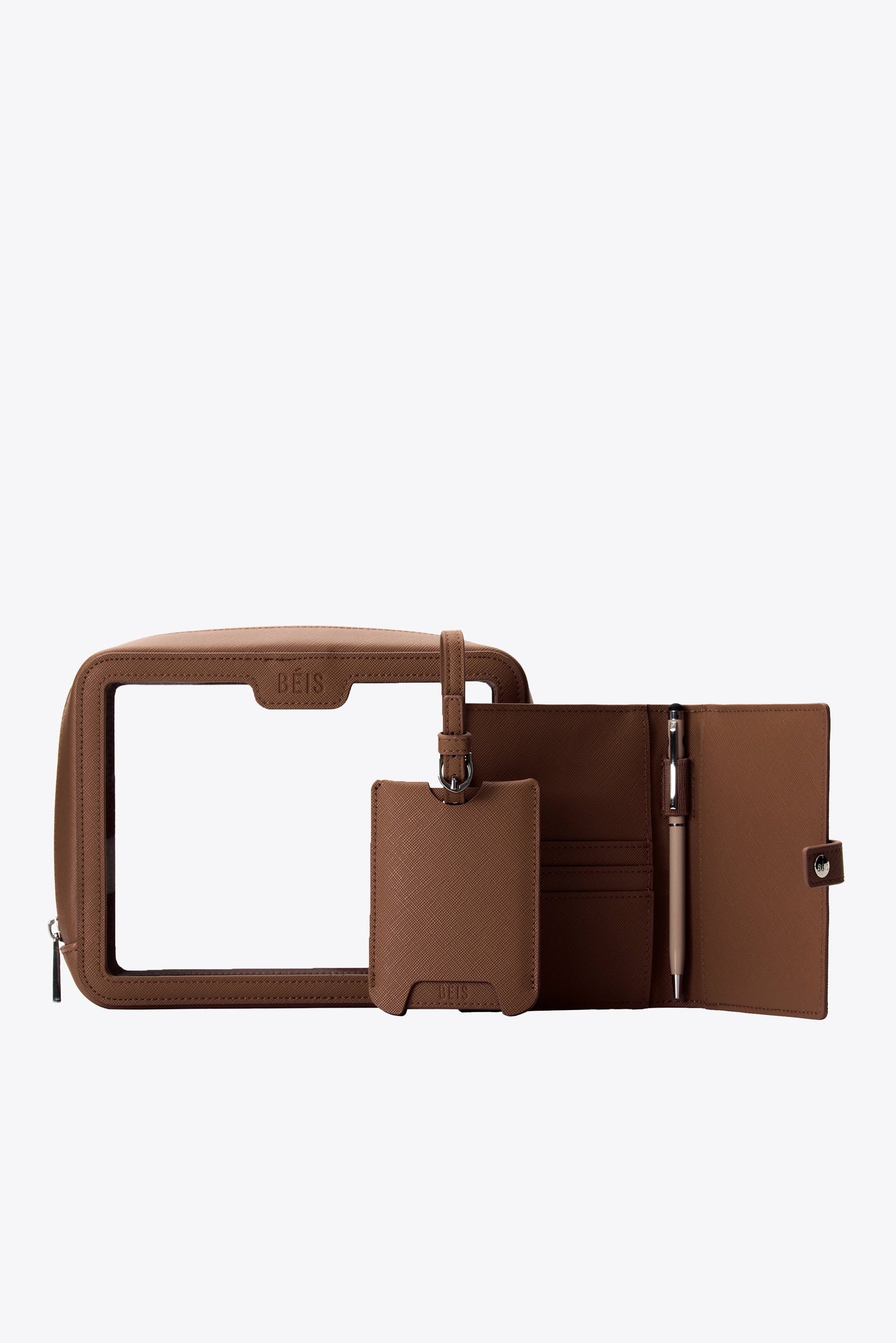 The Passport & Luggage Tag Set in Maple