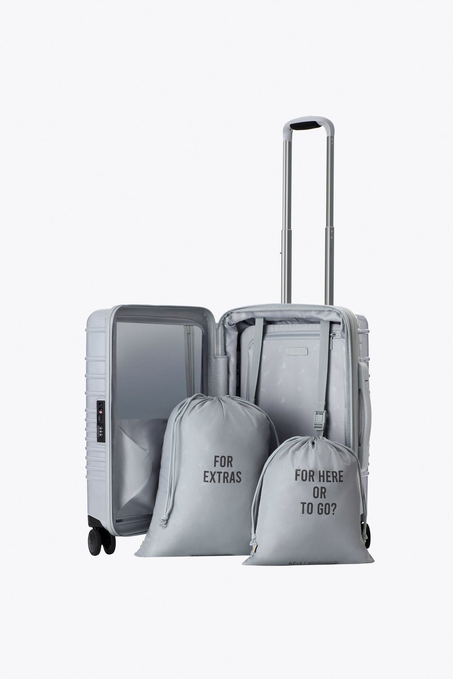 BÉIS x Chipotle The Carry-On Roller in Glossy Foil