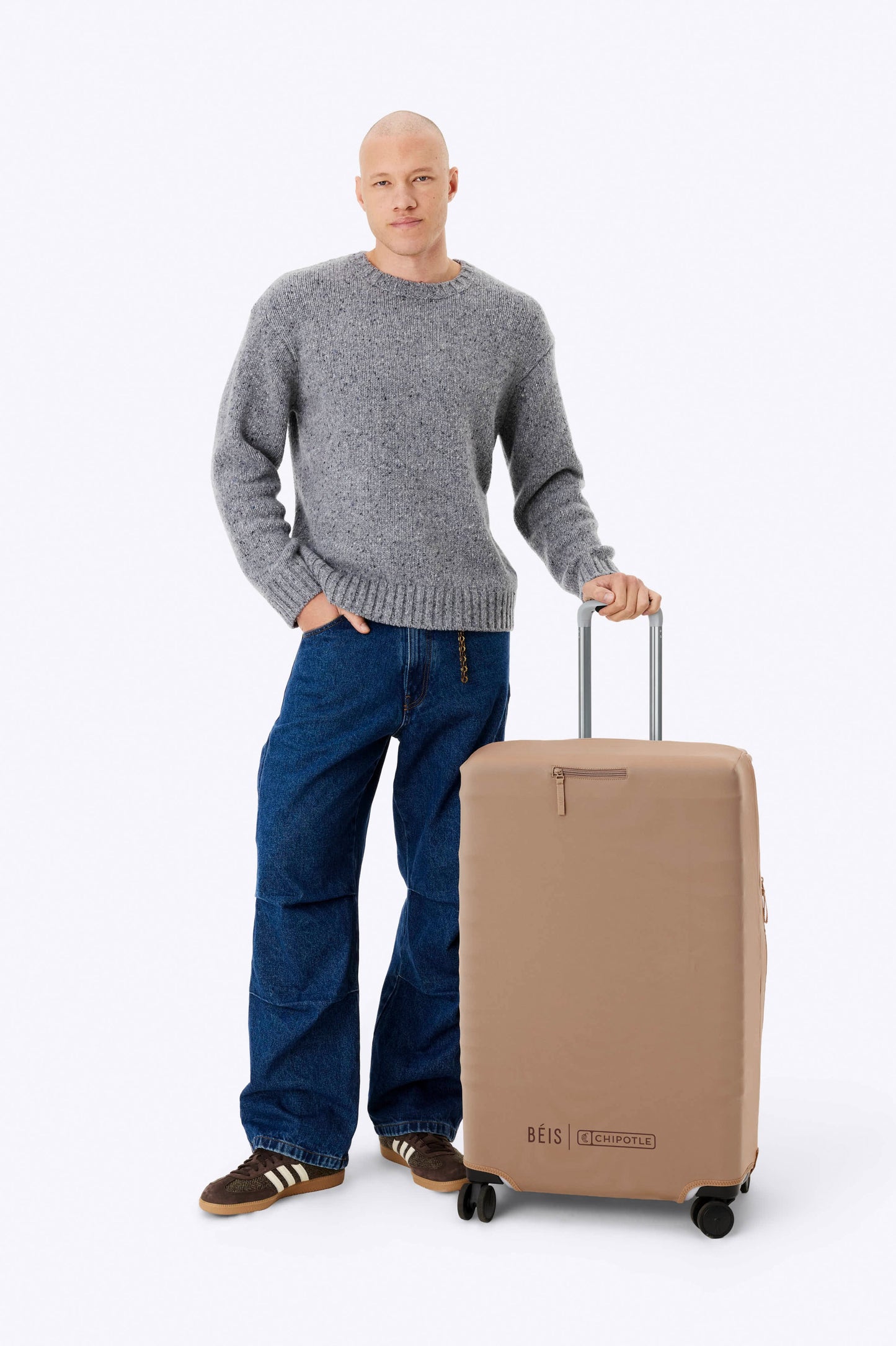 BÉIS x Chipotle The Large Check-In Cover in Brown