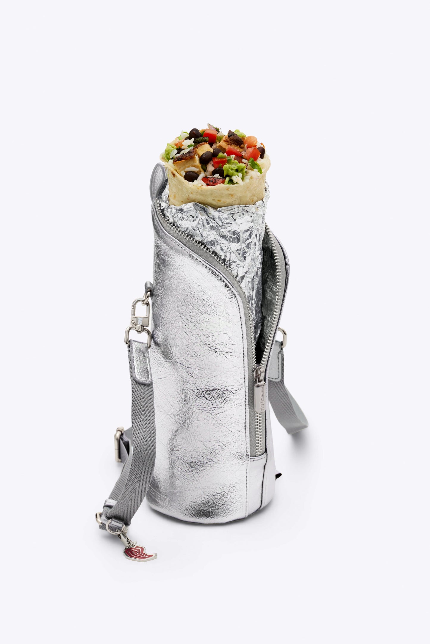 BÉIS x Chipotle The Burrito Crossbody in Foil