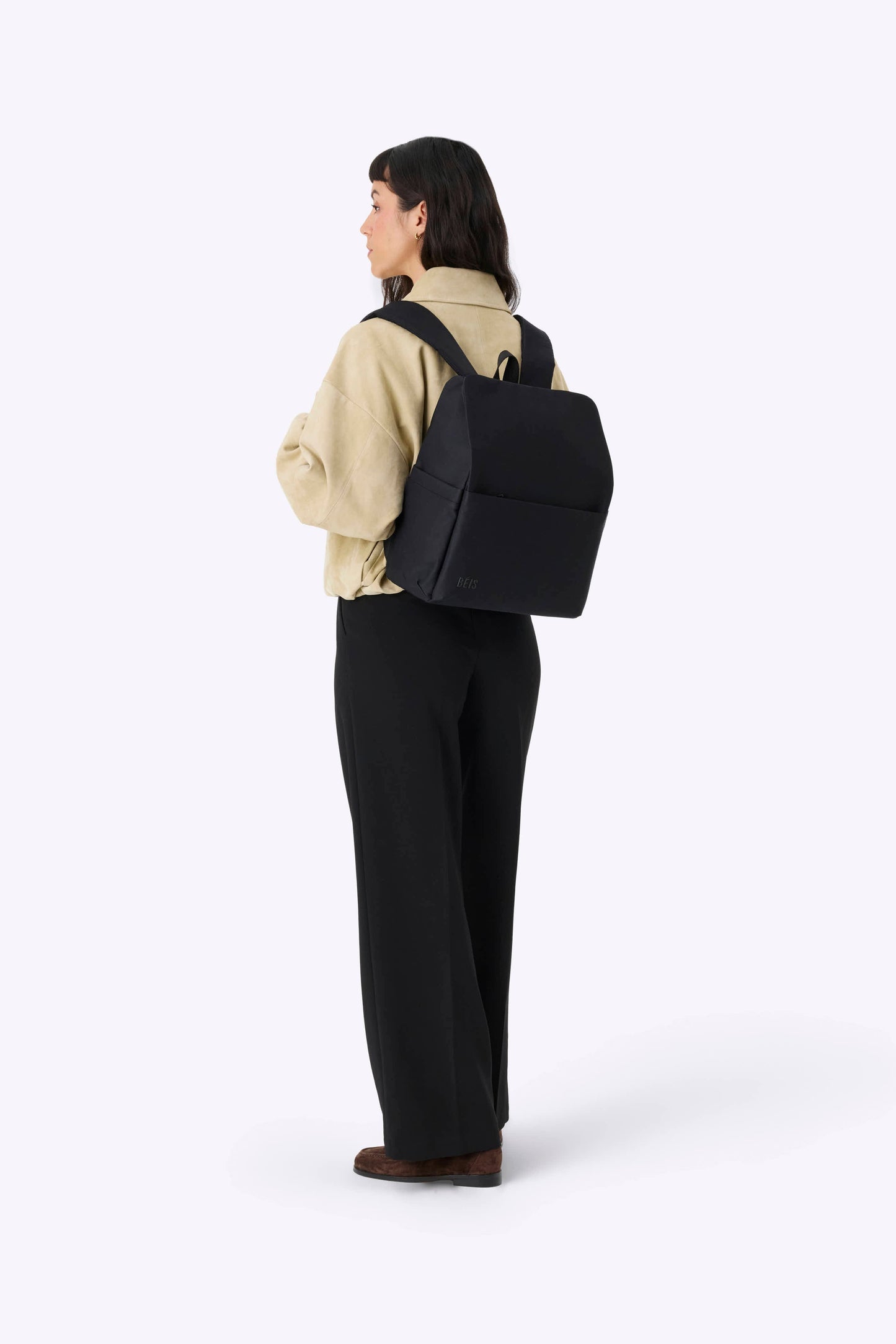 The Everyday Diaper Backpack in Black Nylon