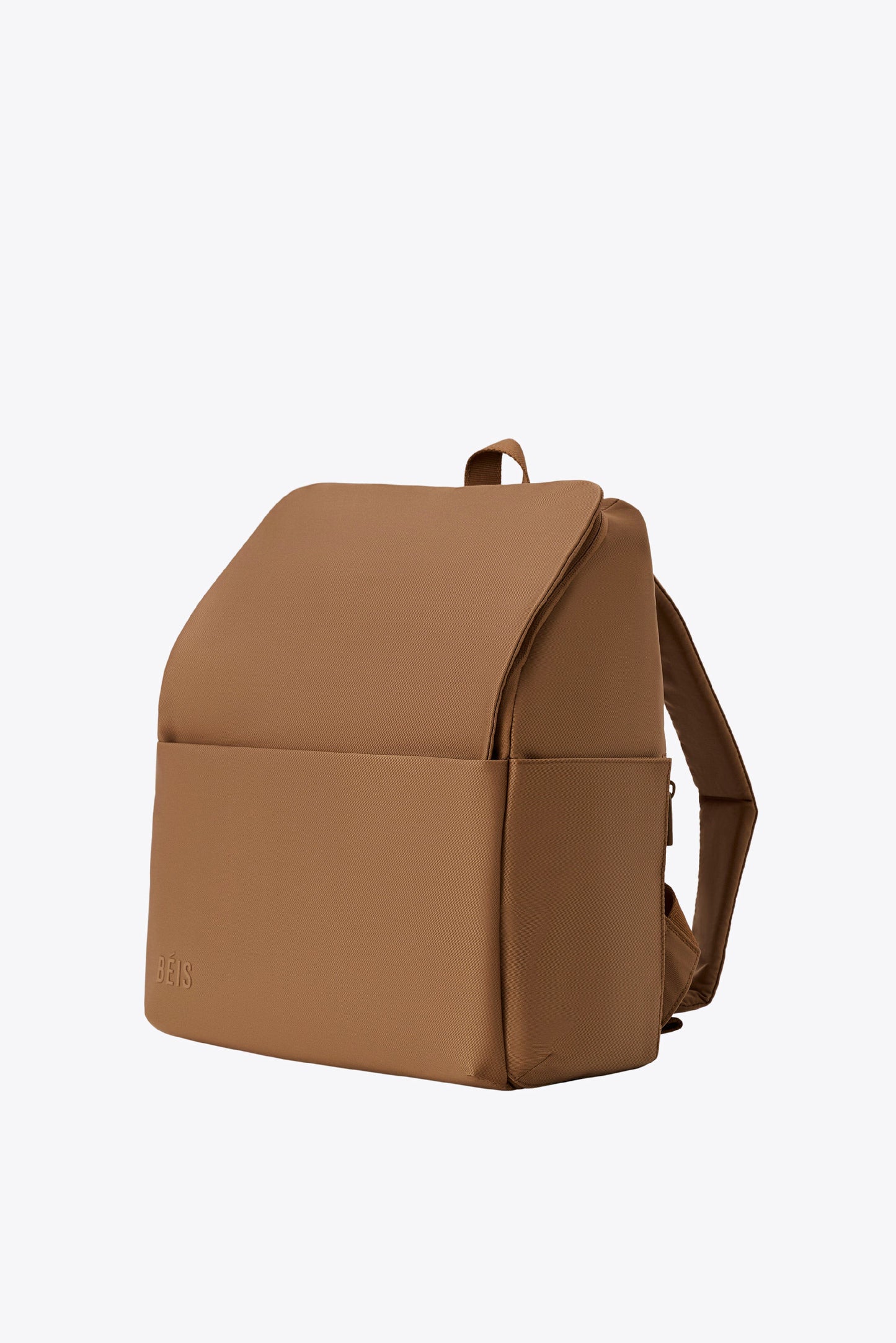 The Everyday Diaper Backpack in Camel Nylon