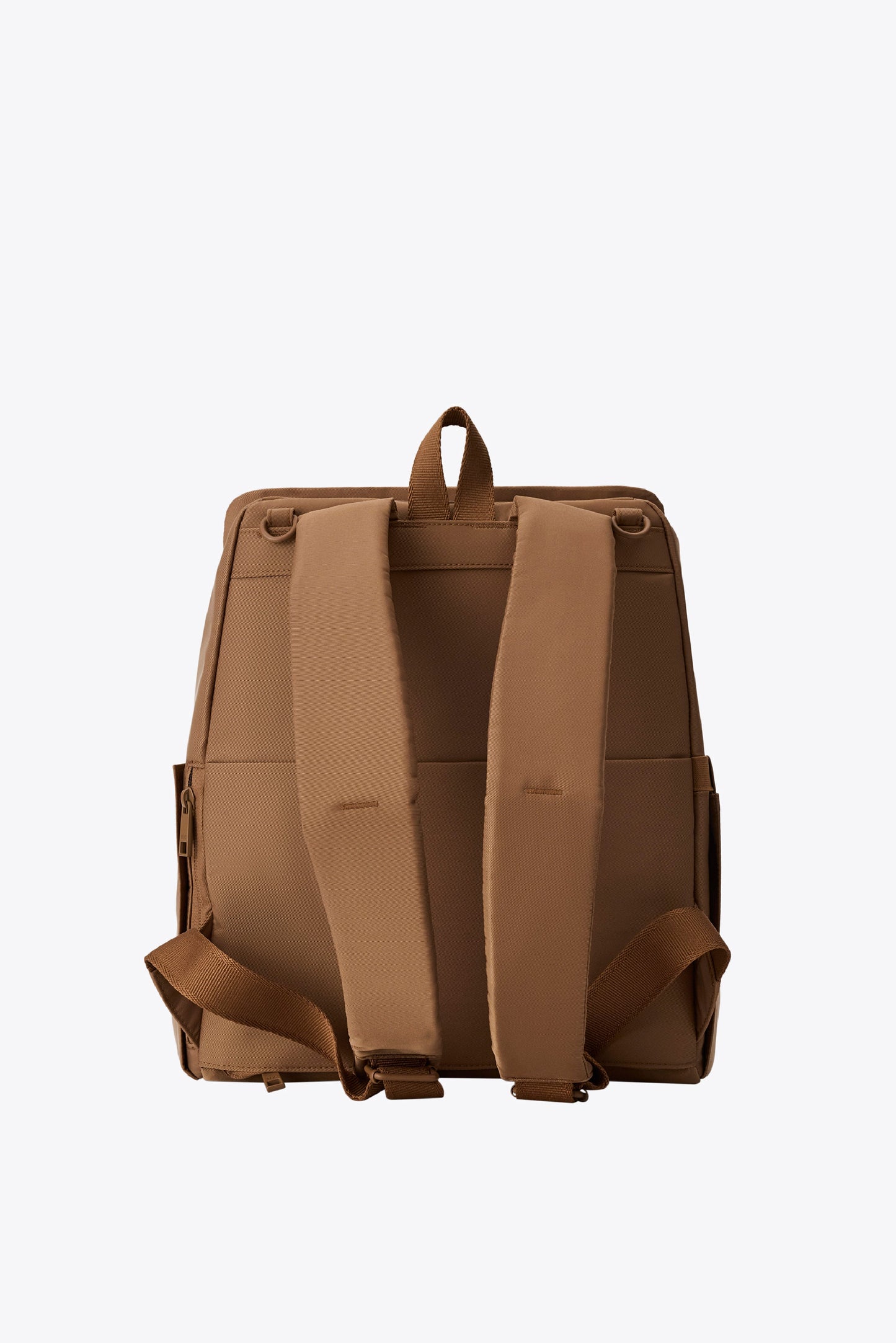The Everyday Diaper Backpack in Camel Nylon