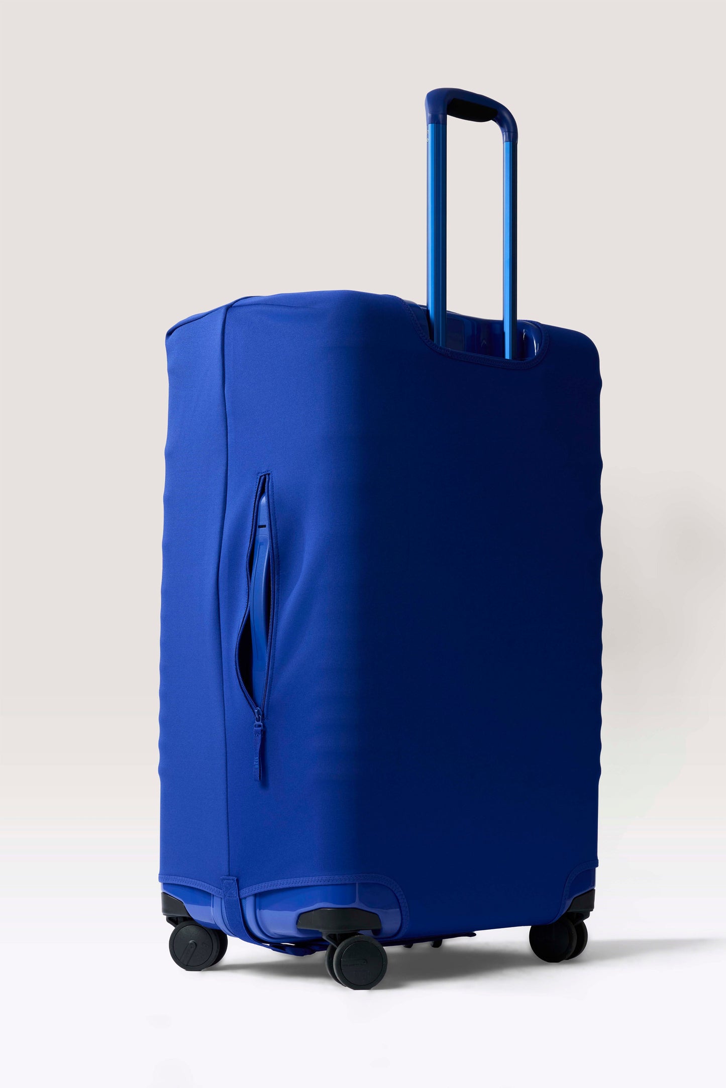 The Large Check-In Luggage Cover in Cobalt Blue
