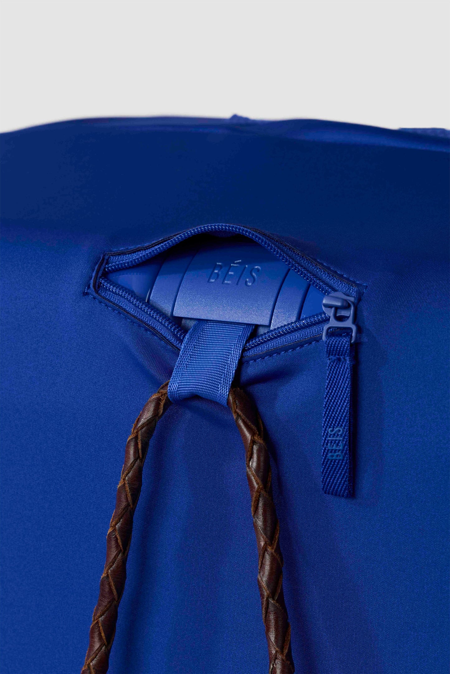 The Large Check-In Luggage Cover in Cobalt Blue