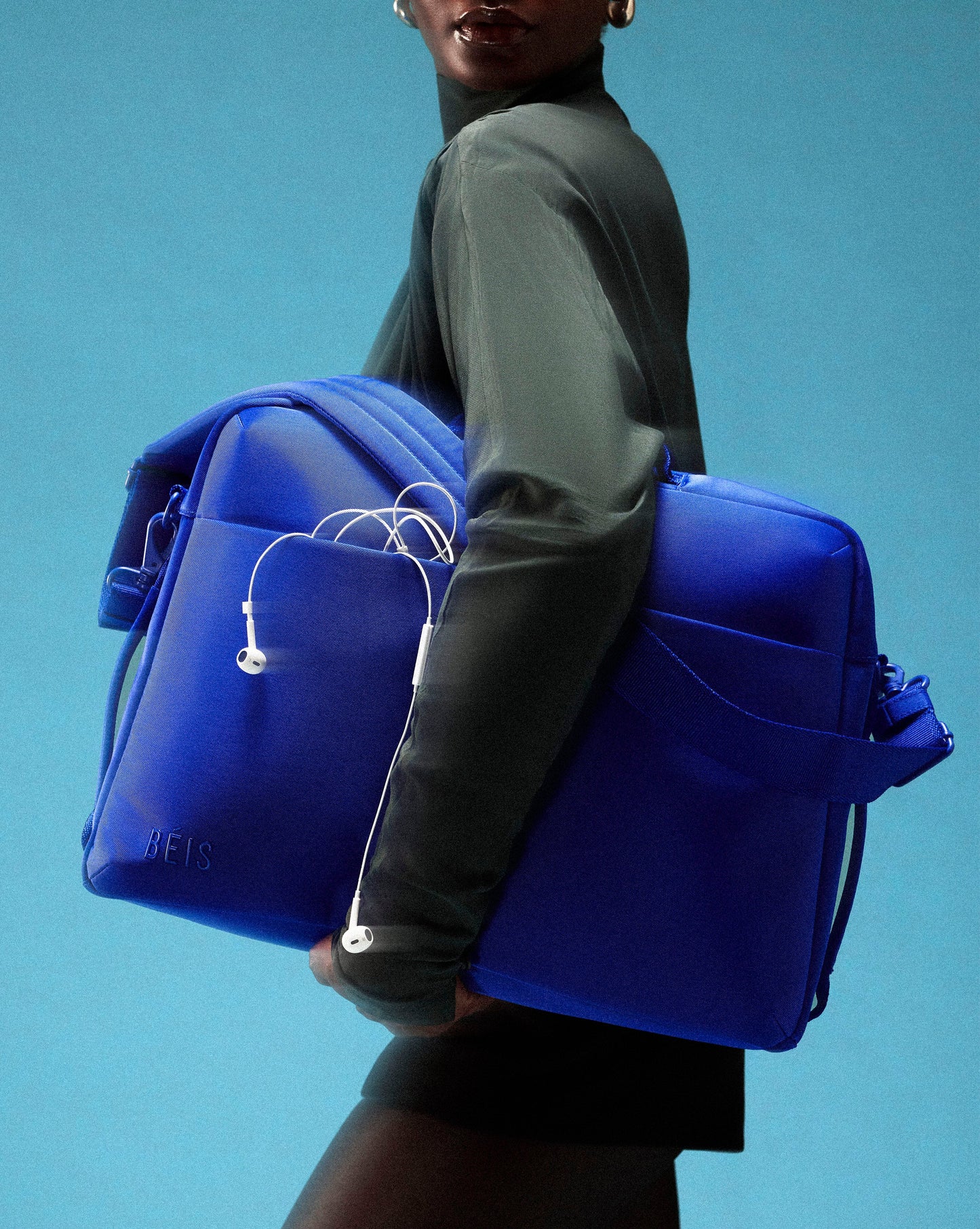 The Ultimate Travel Duffle in Cobalt Blue