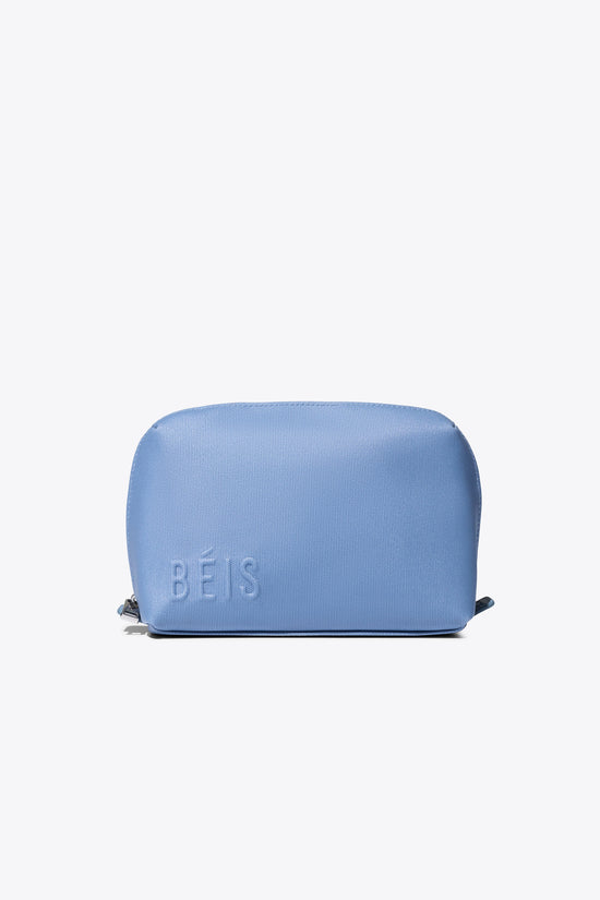 The Small Cosmetic Pouch in Dusty Blue