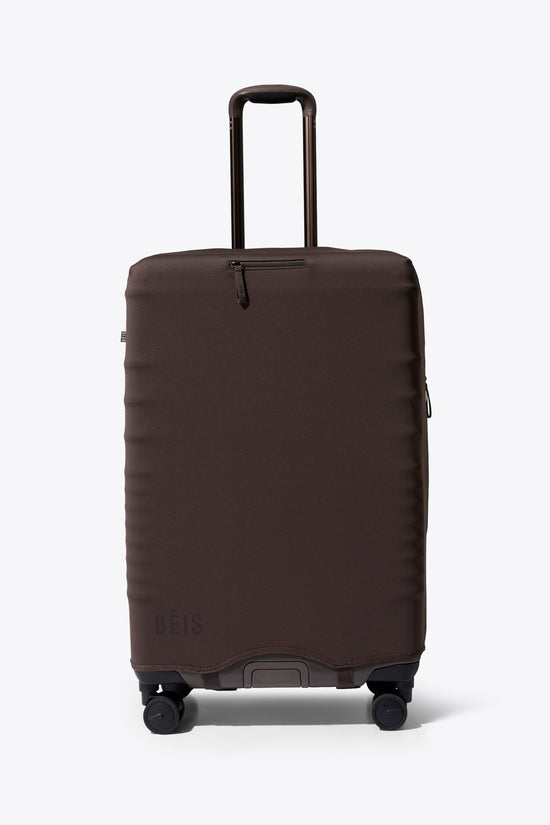 The Hybrid Check-In Luggage Cover in Espresso