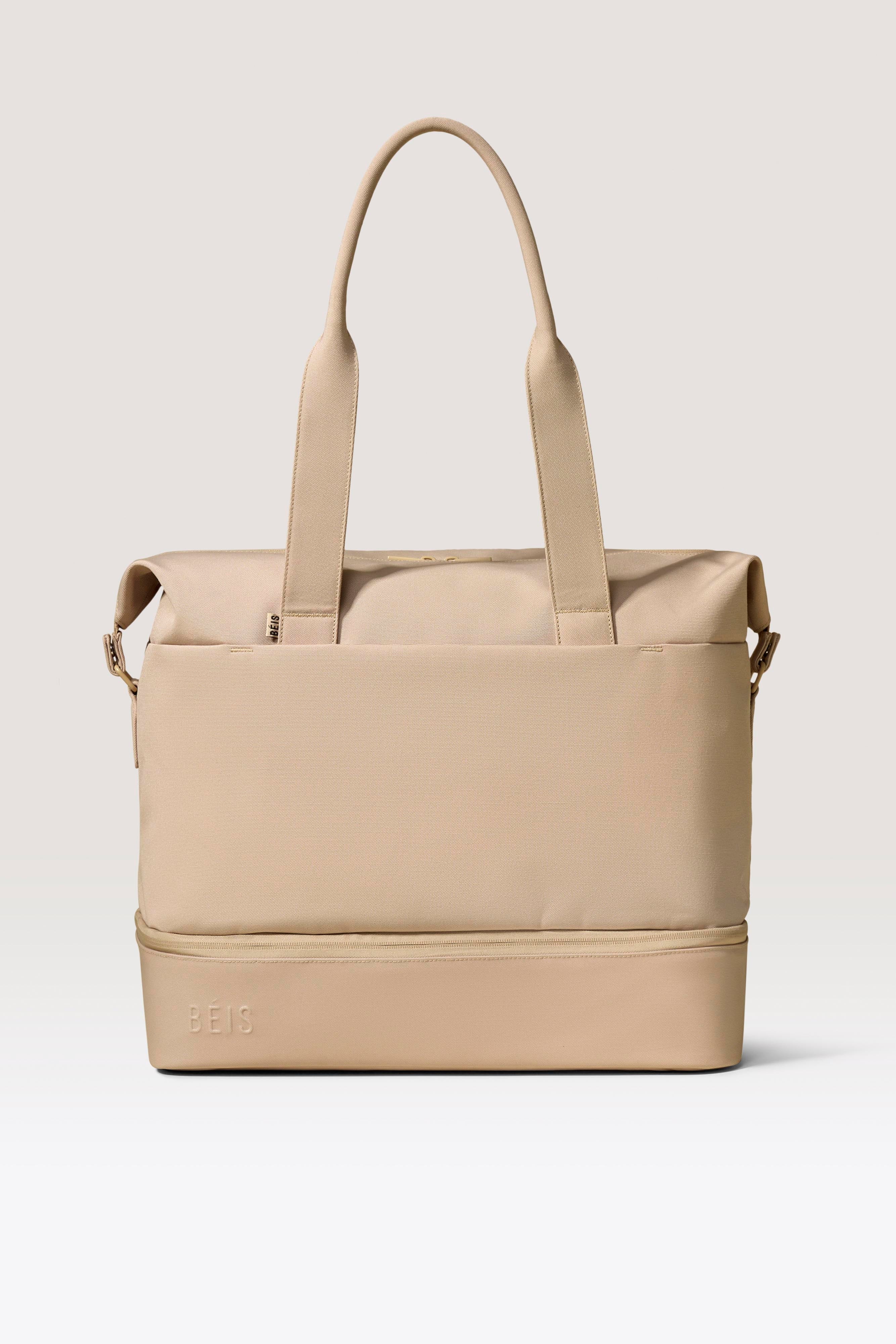 BÉIS 'The Weekender' in Beige - Beige Travel Bag & Overnight Bags
