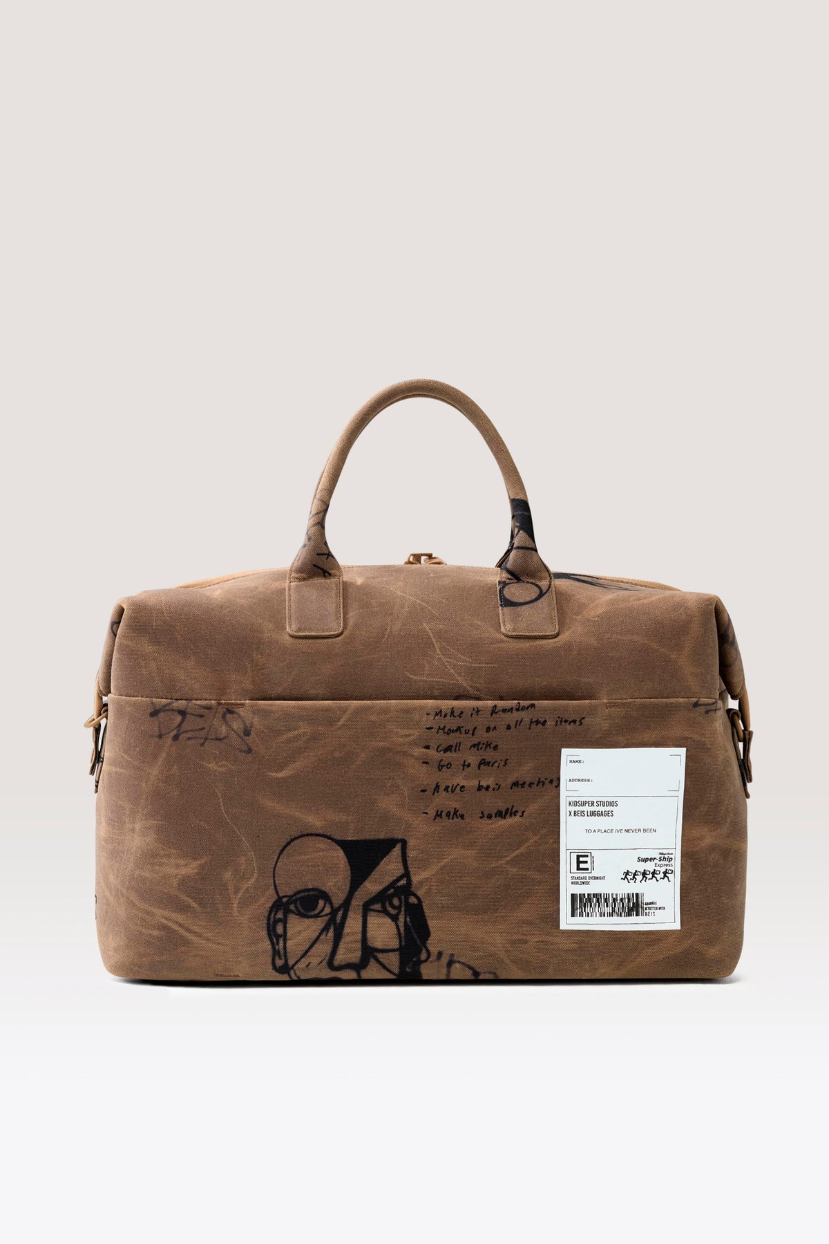 BÉIS x KidSuper The Carryall Duffle in Cargo