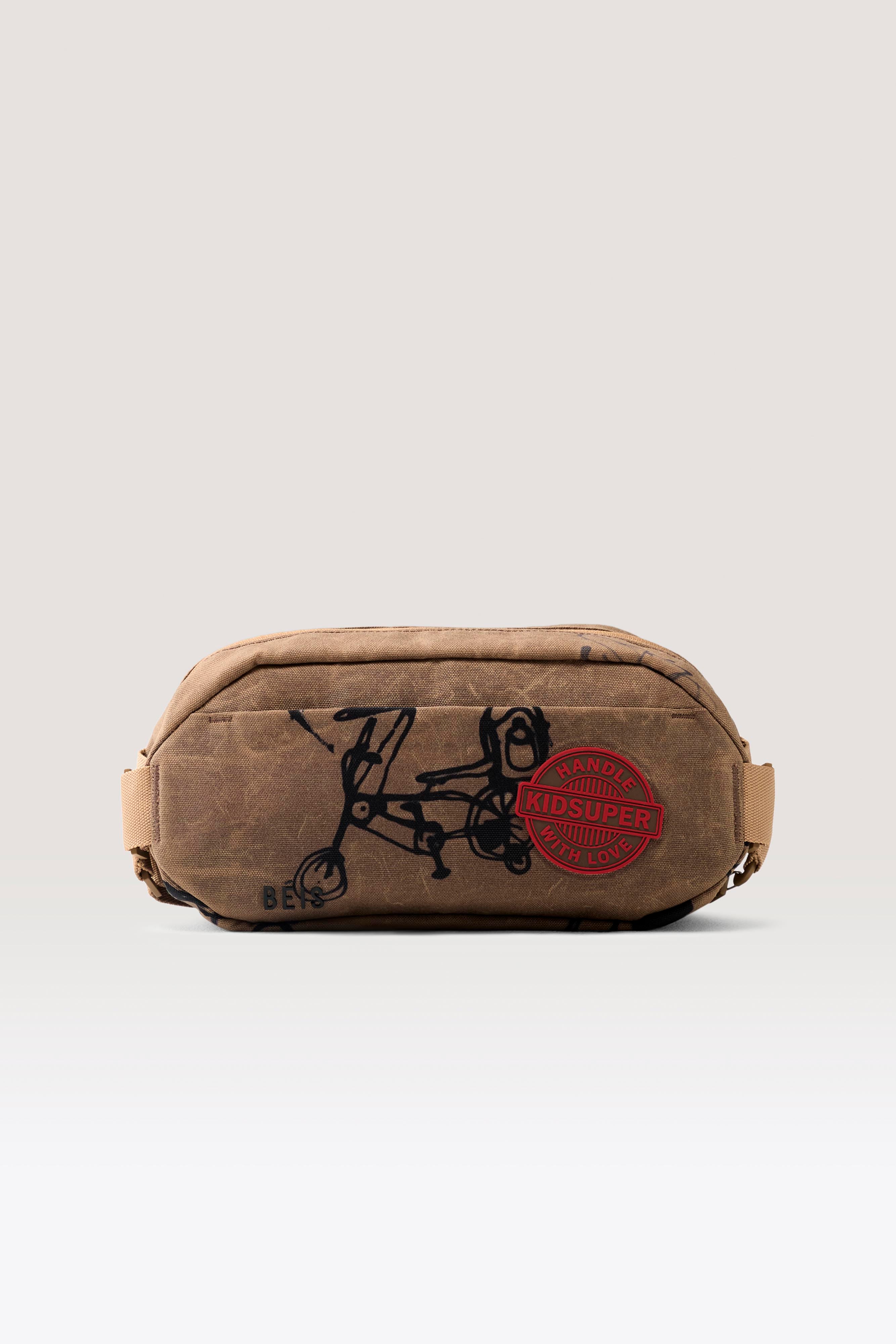 The BÉIS x KidSuper Pro Travel Crossbody in Cargo