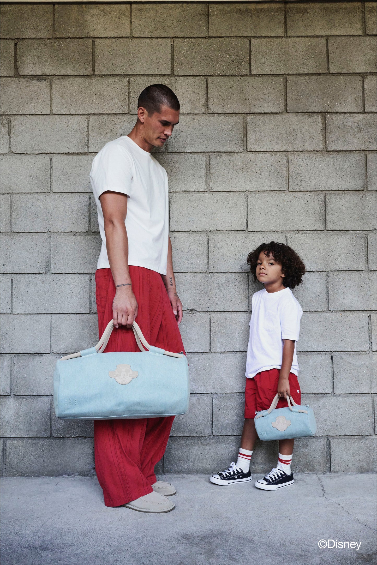 The Disney Small Duffle in Blue Jeans