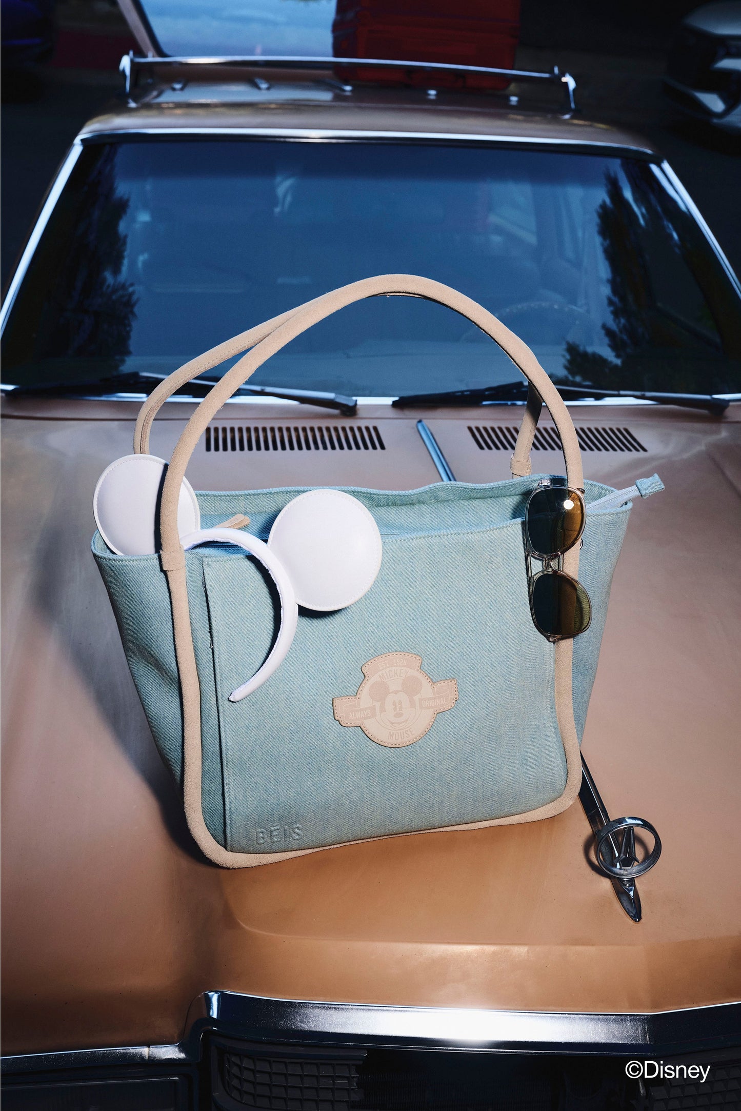 The Disney Tote Bag in Blue Jeans