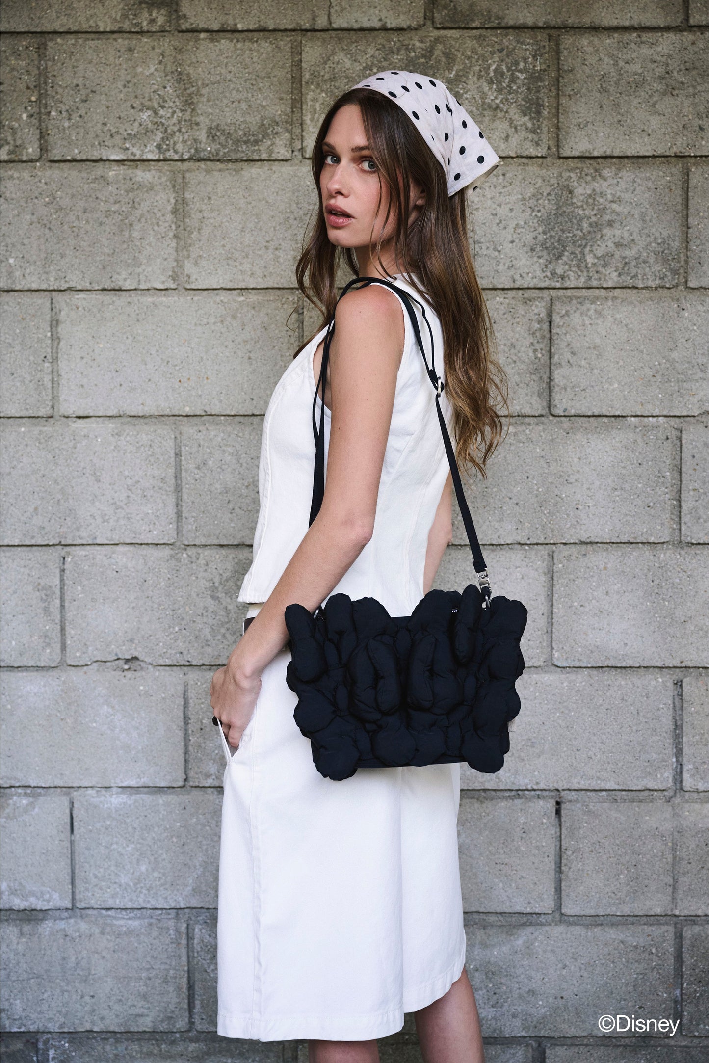 The Minnie Bow Handbag in Black