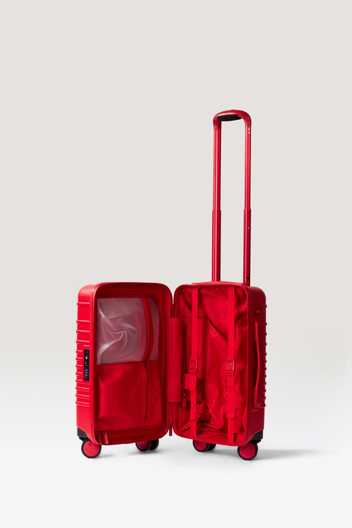 The Disney Small Carry-On Roller in Mickey Mouse Red