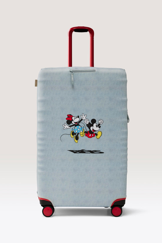 The Disney Large Check-In Luggage Cover in Blue Jeans