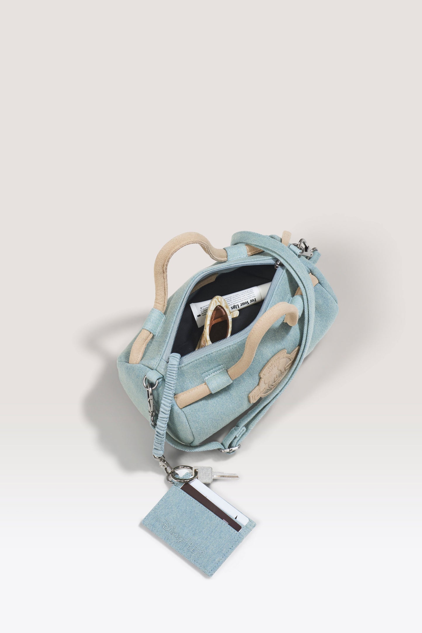 The Disney Small Duffle in Blue Jeans
