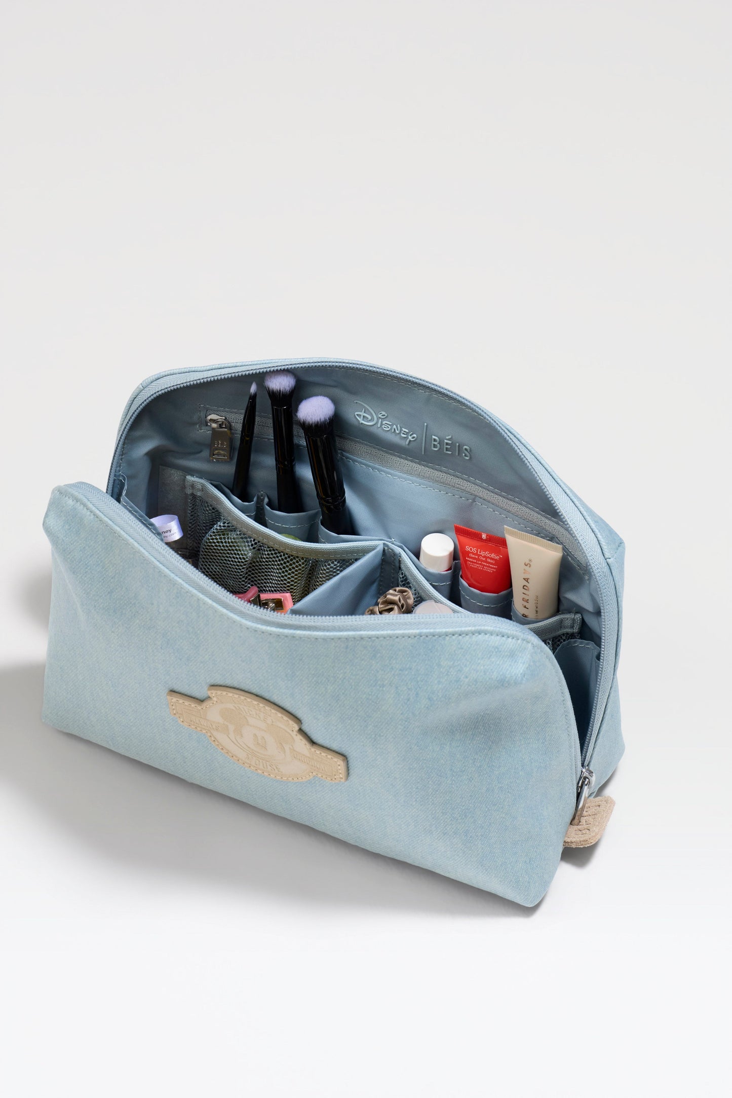 The Disney Medium Cosmetic Pouch in Blue Jeans