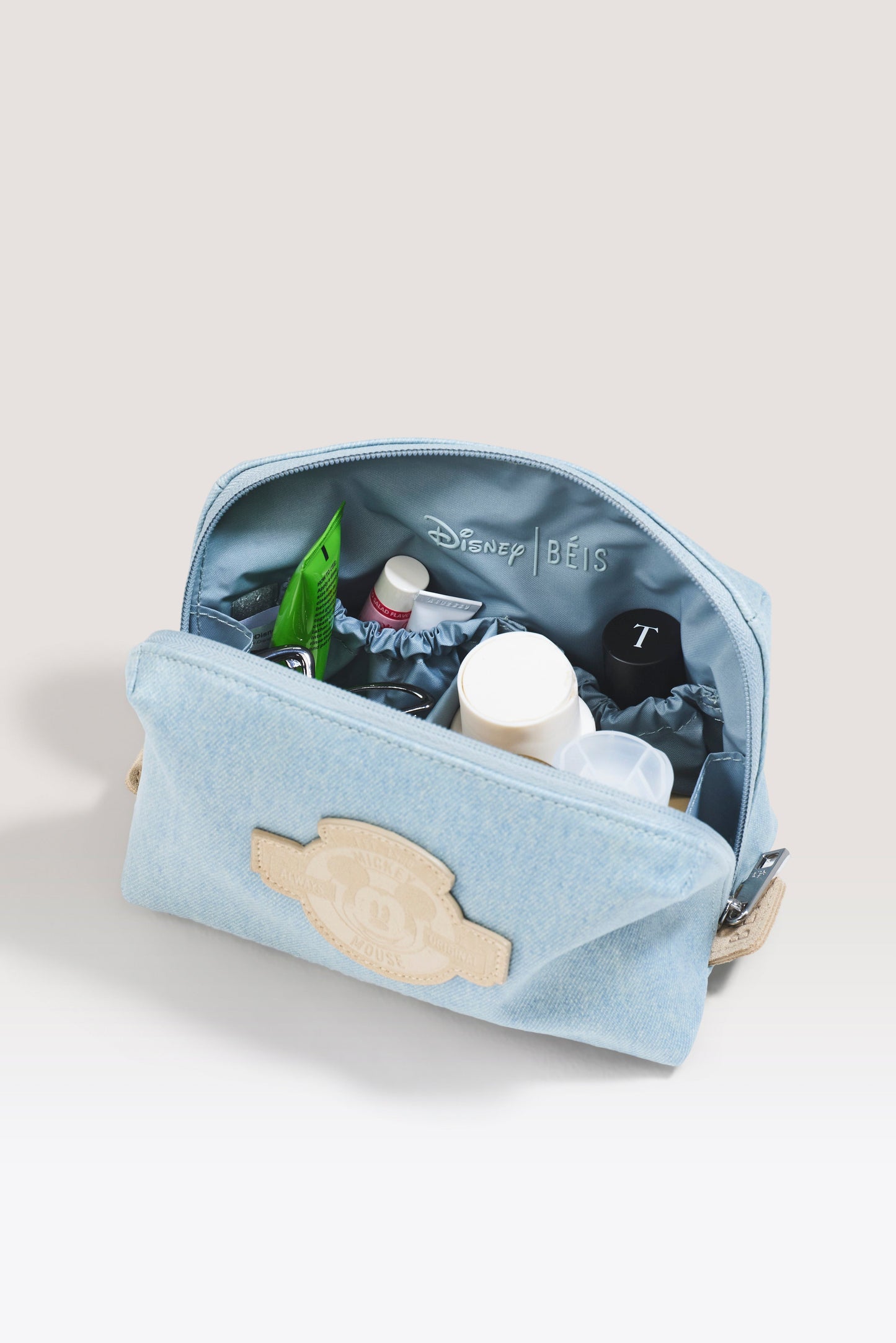 The Disney Small Cosmetic Pouch in Blue Jeans