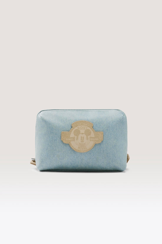 The Disney Small Cosmetic Pouch in Blue Jeans