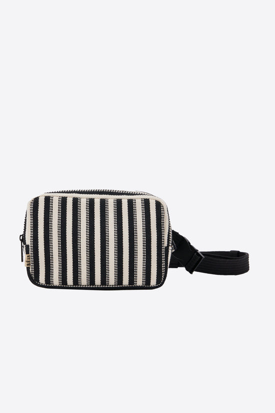 The Belt Bag in Black Stripe