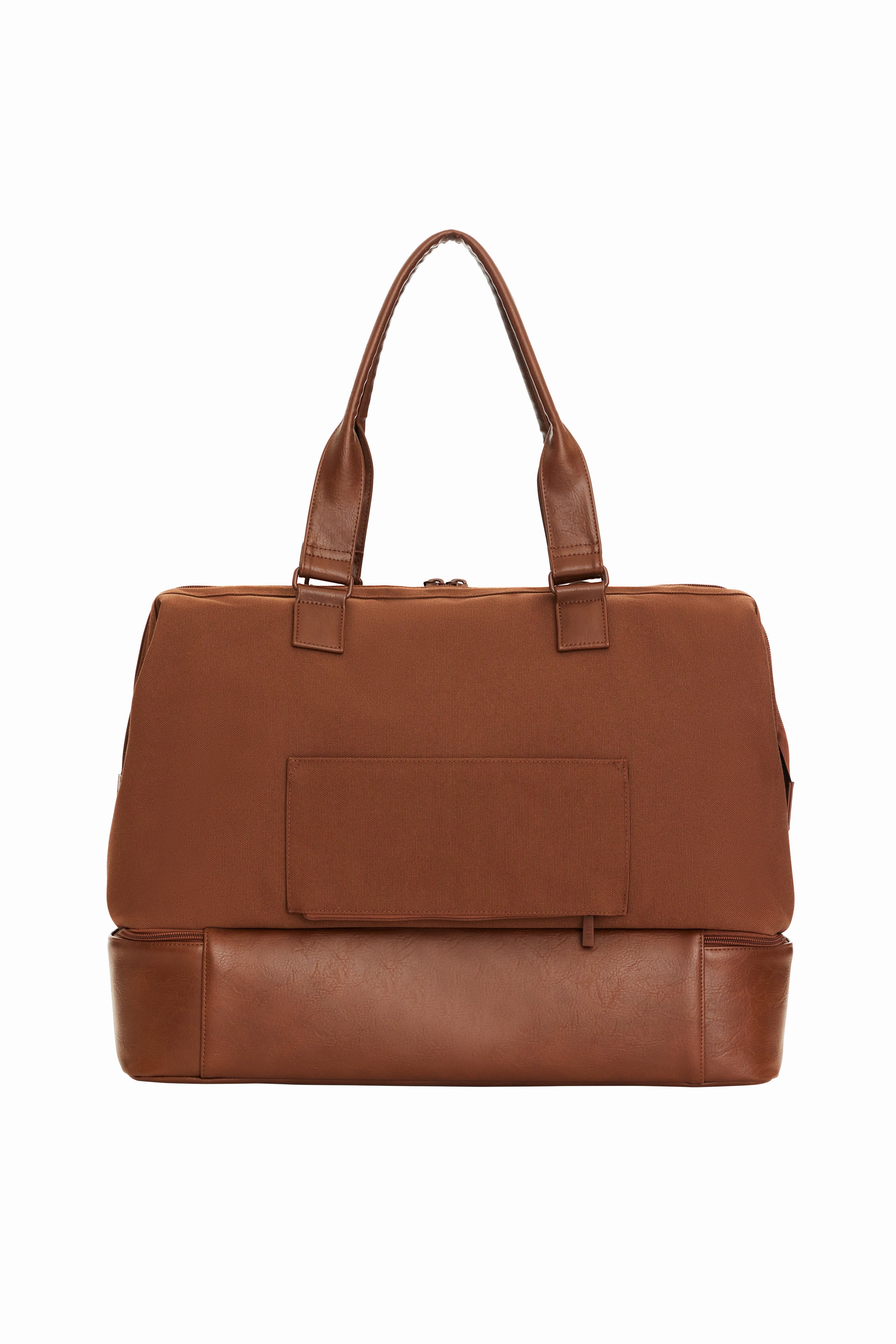 Brown hotsell leather weekender