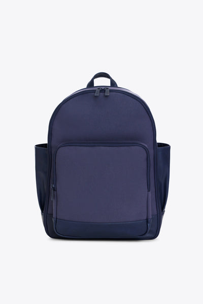 Navy and clearance white backpack