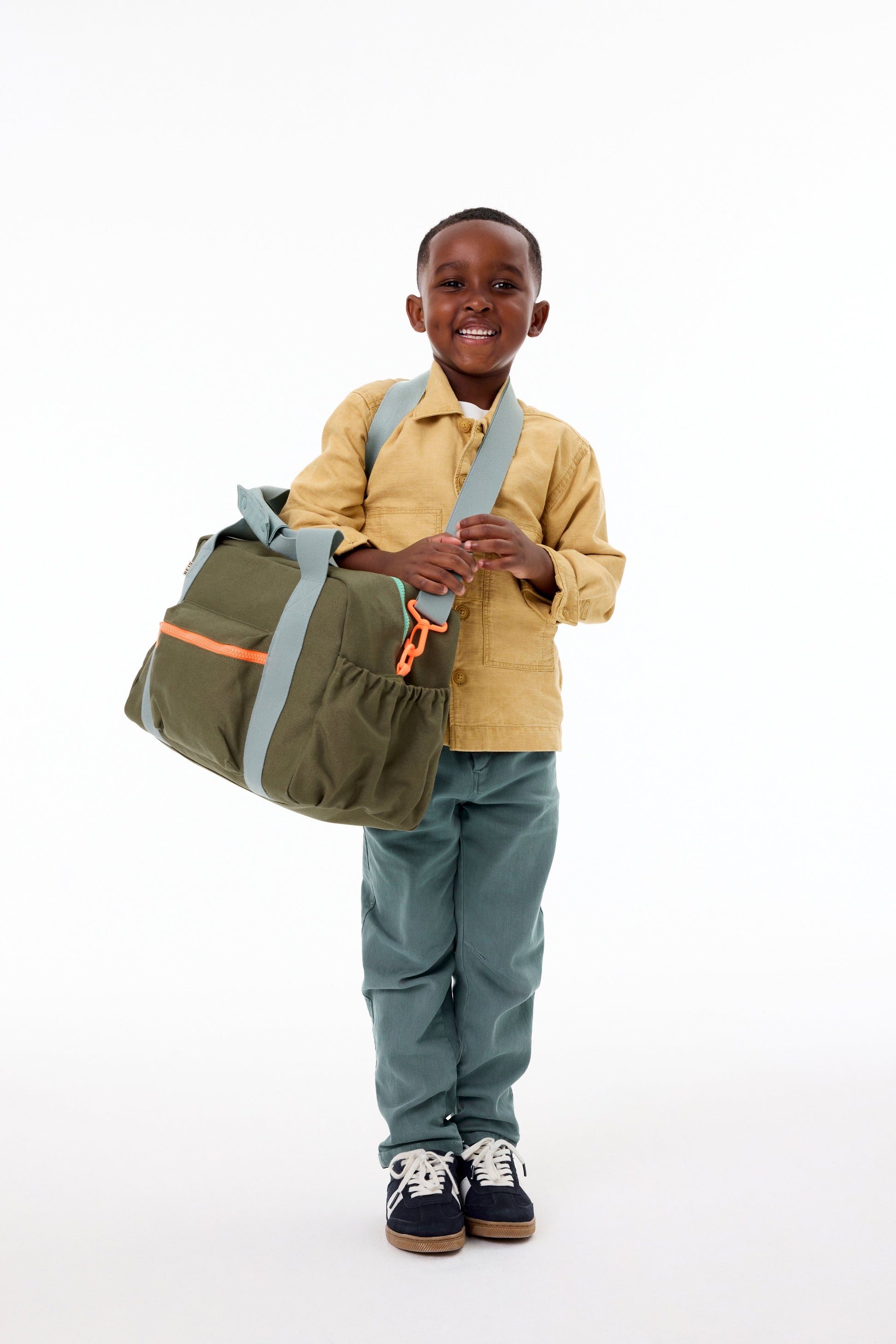The Kids Duffle in Olive - Main Image