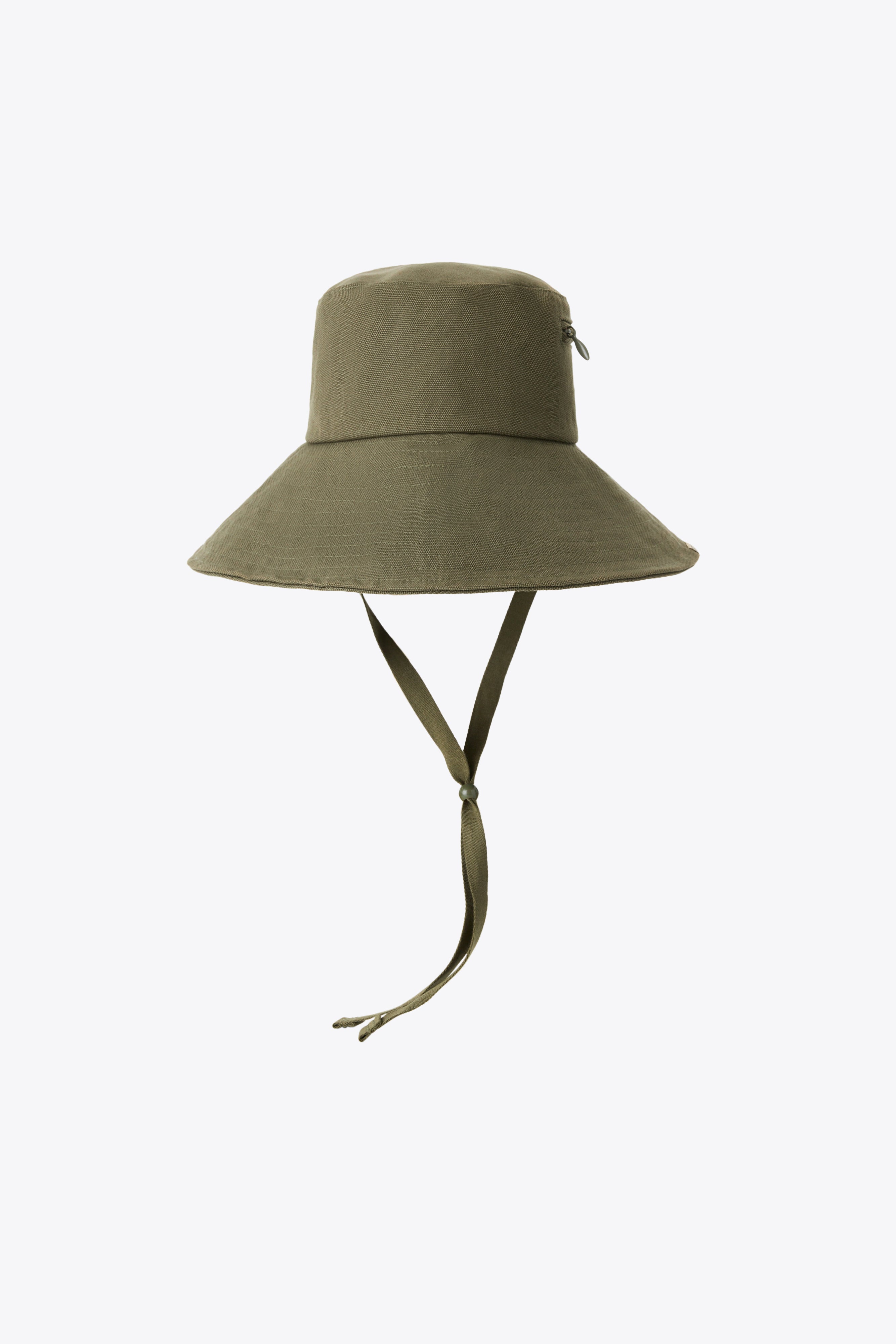 The Wide Brim Sun Hat in Olive