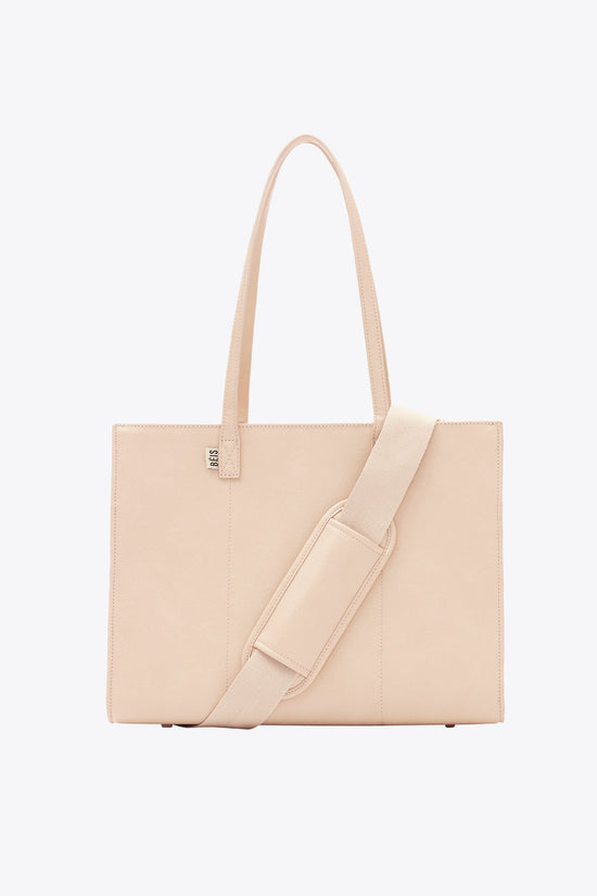 The Work Tote in Beige