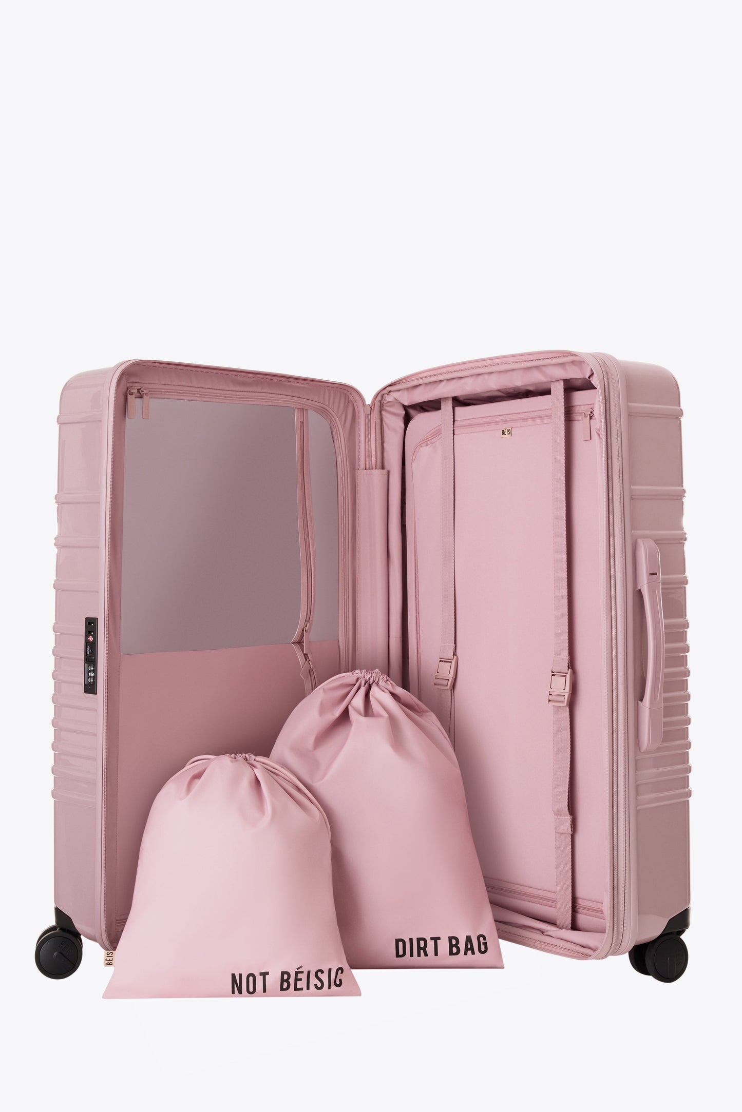 The Large Check-In Roller in Glossy Atlas Pink