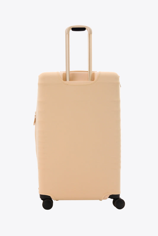 The Large Check-In Luggage Cover in Beige