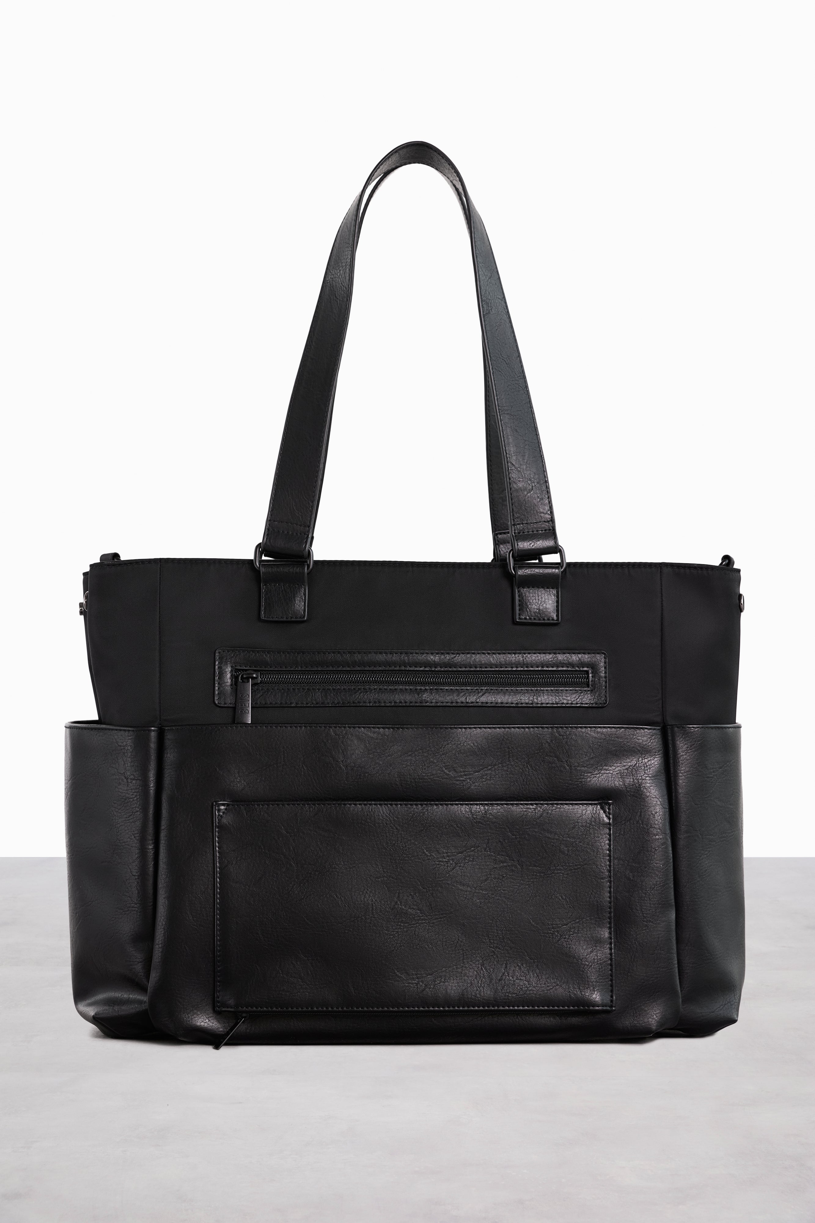 Coach Signature Black Leather Diaper hotsell Work Weekender Tote Bag