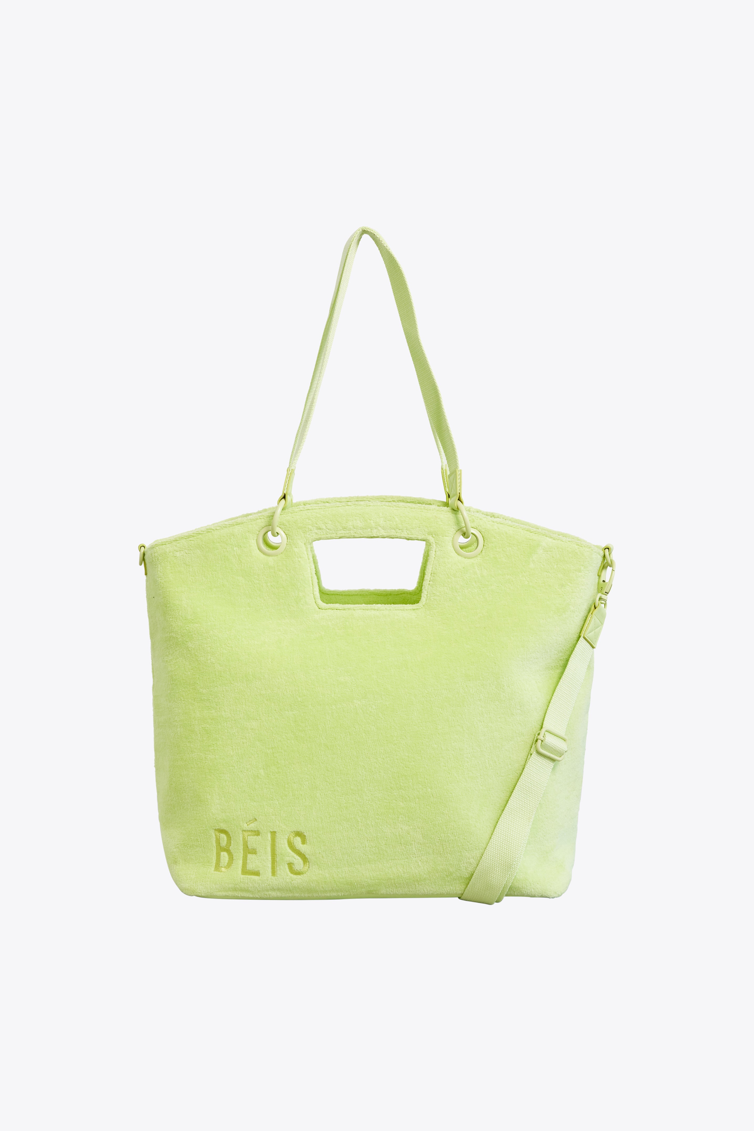 Neon green 2024 tote bag