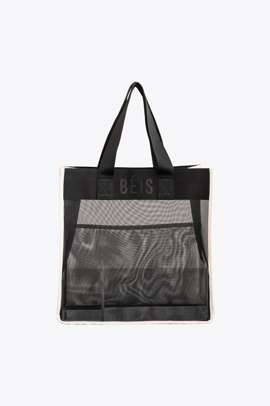 Le fourre-tout Shopper en noir