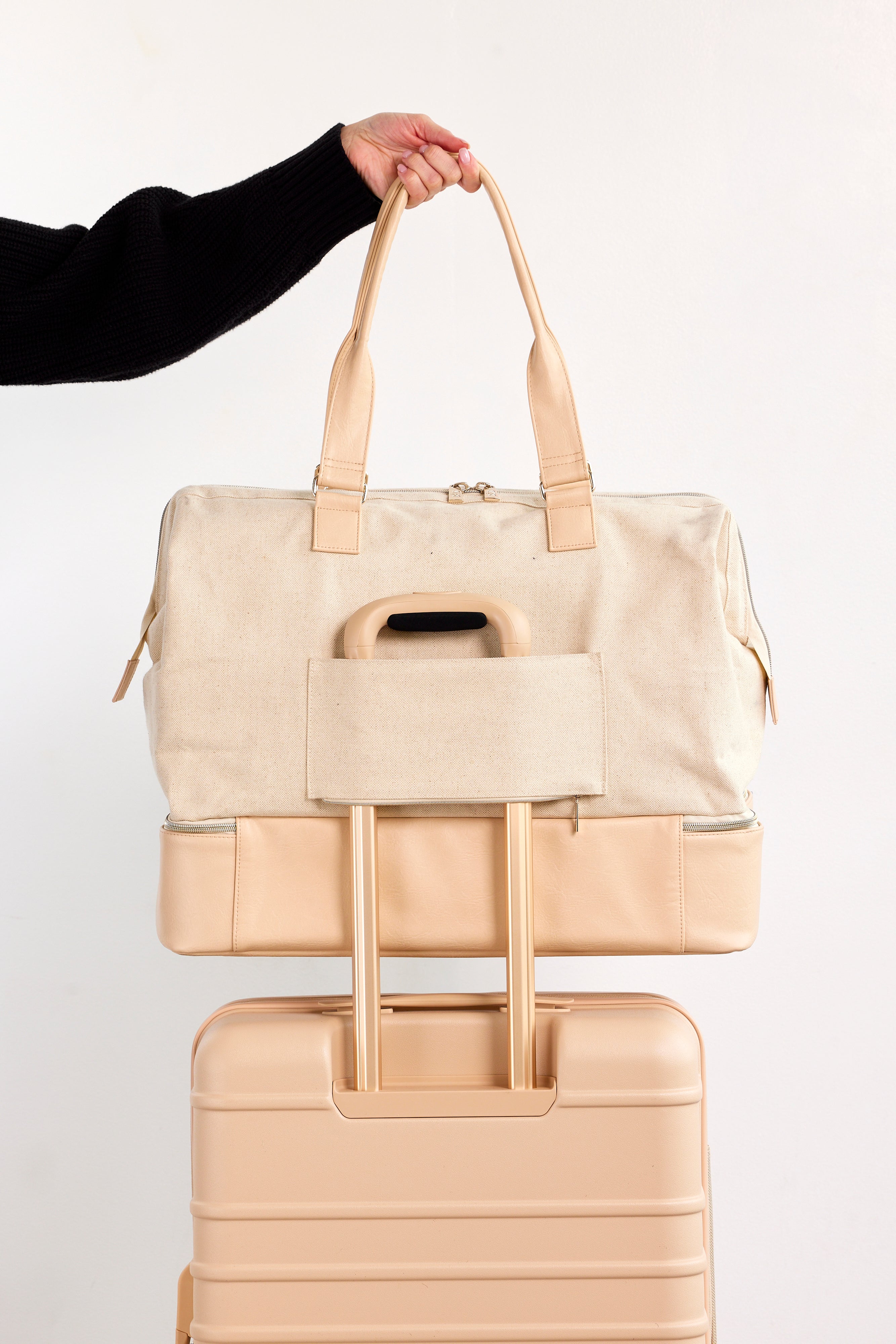 Weekend travel tote béis sale