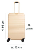 BÉIS 'The Carry-On Roller' in Beige - 21
