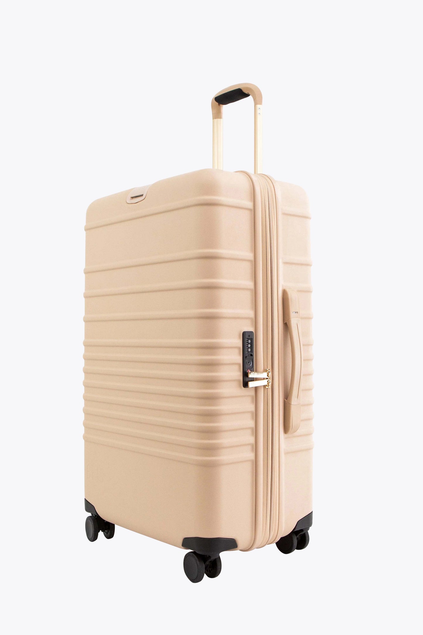 The Large Check-In Roller in Beige