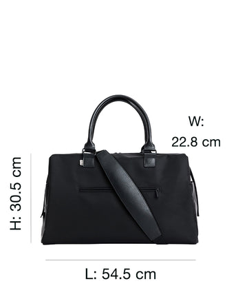 The Commuter Duffle In Black dimensions