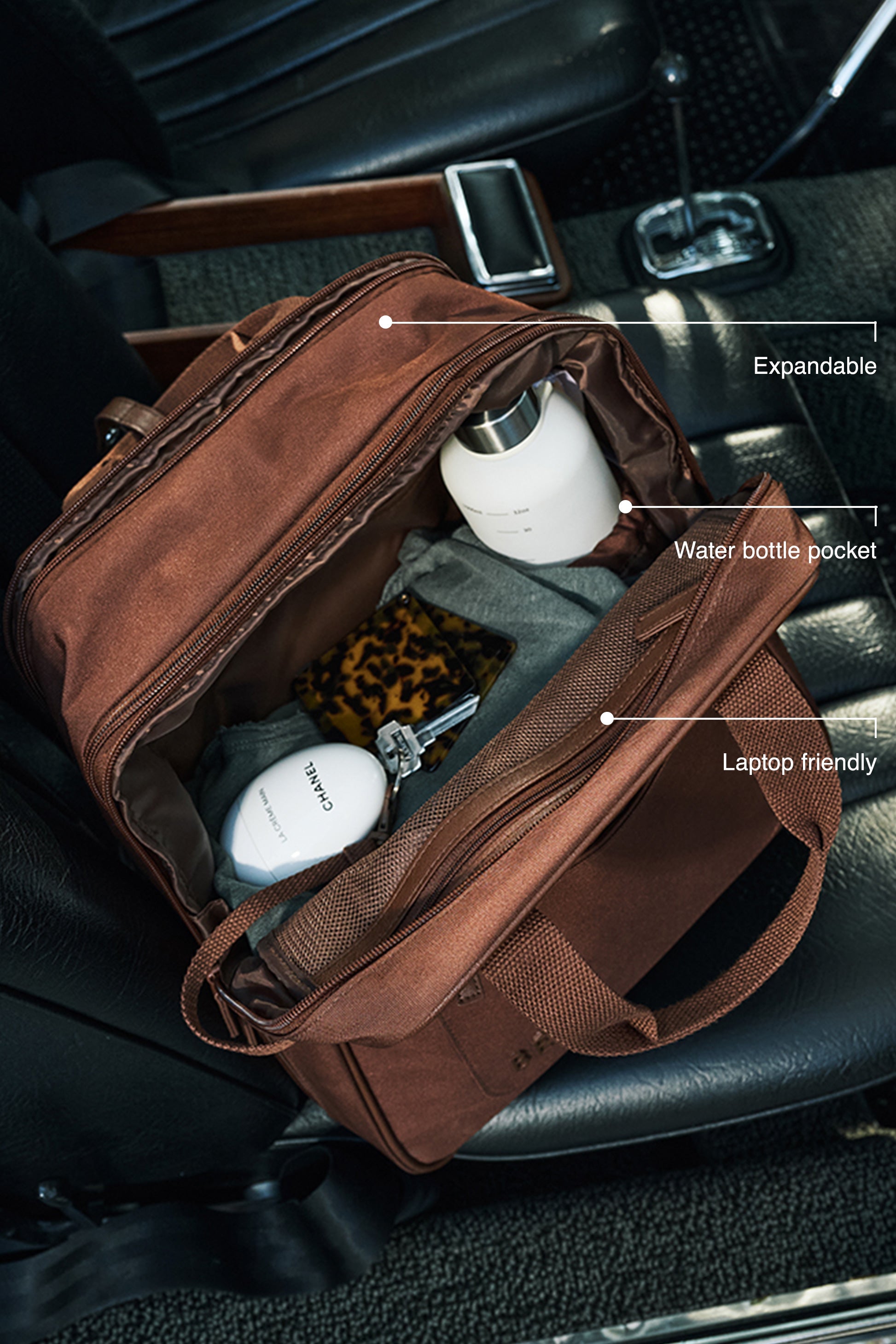 Laptop bag with water bottle pocket best sale