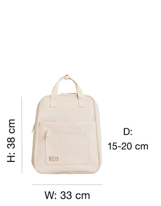 Le sac à dos extensible en beige dimensions